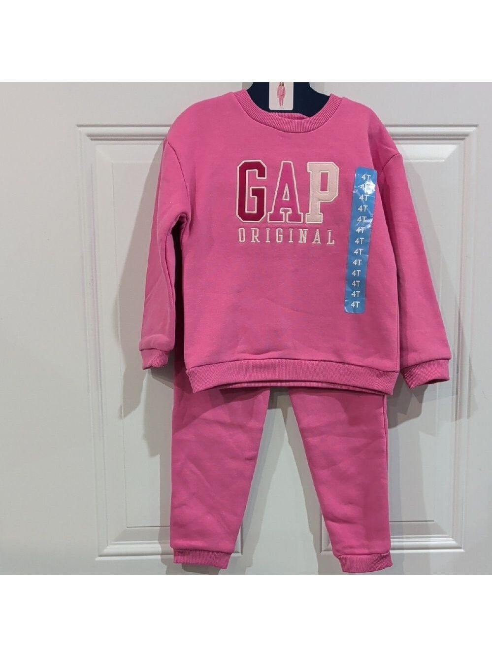 Gap Toddler Girls Logo Fleece Set Pink Multiple Sizes - Picture 1 of 7